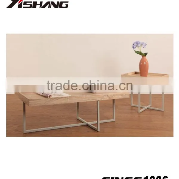 Stylish Custom Living Room Wood Low Height Coffee Table photo-2