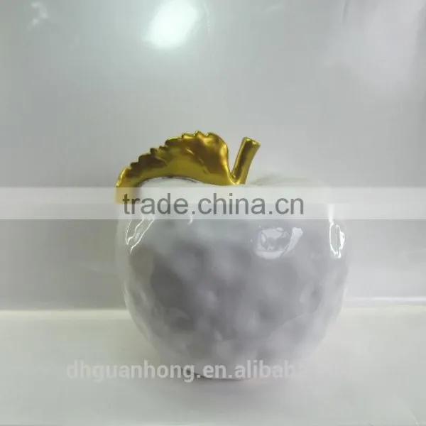 Glazed Apple Fruit Ornament for DecorationGH141Z443L-GWGH141Z443L-GW photo-2