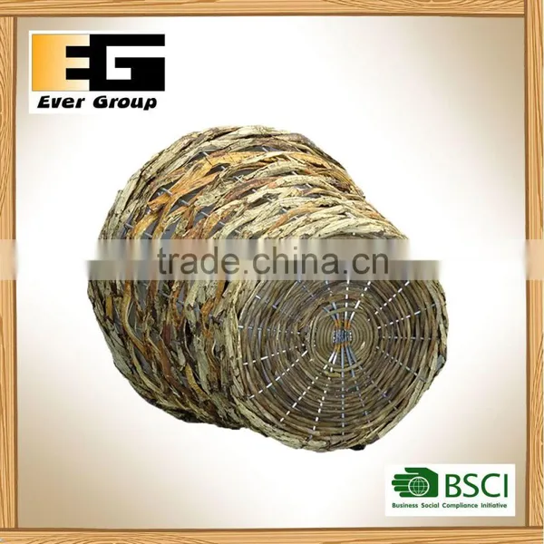 Handmade Woven Rattan Garden Flower Baskets for Planting photo-6