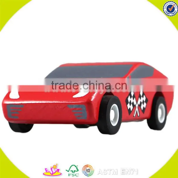 Wholesale Cheap Baby Wooden Open Car Toy Cool Kids Mini Wooden Open Car Toy W04A028 photo-2