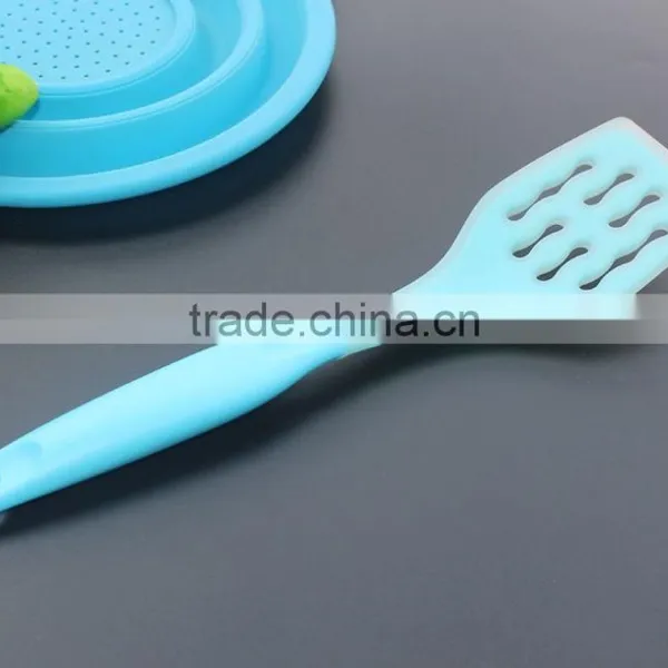 CK-3124 High Quality Non-stick 6pcs Gadget Silicone Kitchen Cooking Tools Set Nylon Kitchen Utensil Set With PP Handle photo-3
