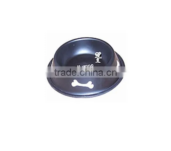 Colourful Stainless Iron Dog/cat Bowl Dog Water Bowl Dia Size:16/18/22/26/30/34/36cm photo-2