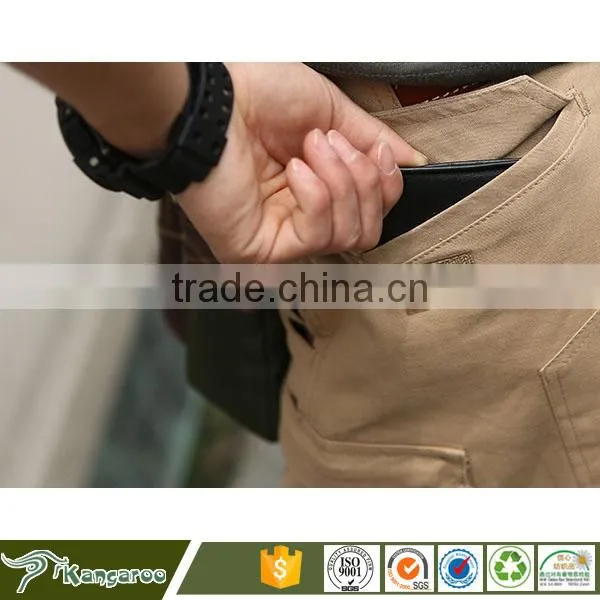Simple Men Canvas Cargo Pants Shirt New Style photo-5