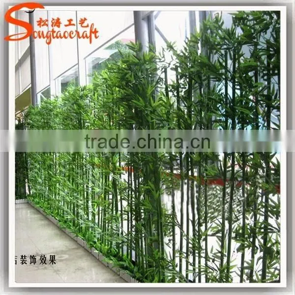 Factory Direct Artificial Bamboo Tree Fake Artificial Bamboo Plants Encryption Plastic Bamboo Poles photo-5