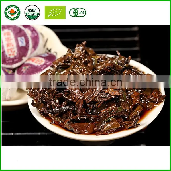 Chinese Cooked Pu-erh Tea Leaves Yunnan Puer Delicious Sweet Glutinous Rice Sweet Tuo Tea Crude Ripe Tea photo-4