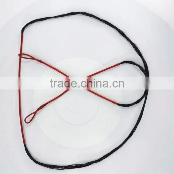 45" Pure Red Imported Material B50 Loop Strings Archery Horse Shooting BowStrings photo-4