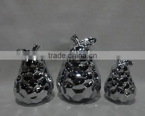 Plating Porcelain Apple Shape Decorations Holiday Decorations photo-2