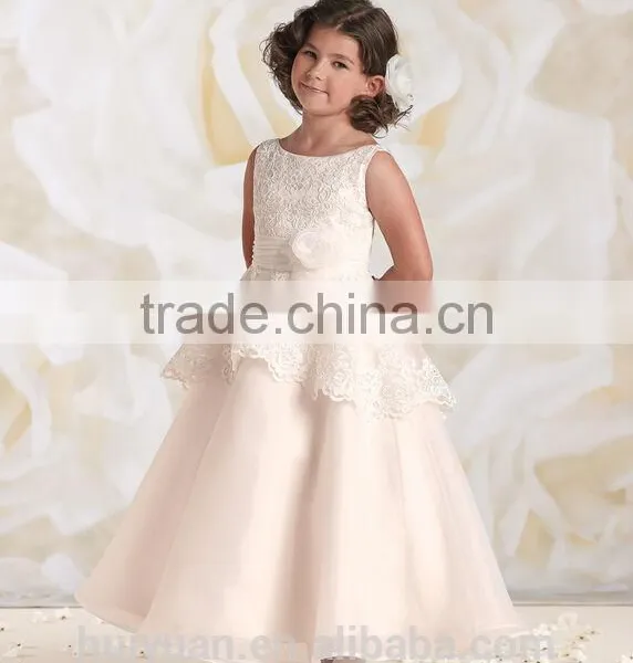 Beautiful Layered Lace Dress Strap Children's Garment photo-2