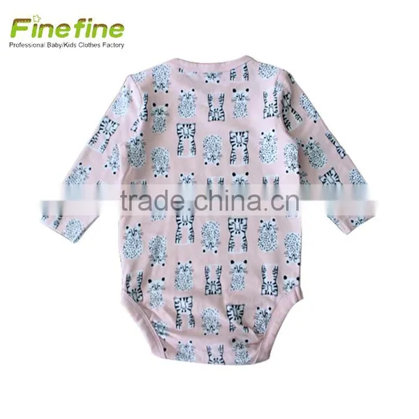 Simple Design Printed Baby Romper Oem Manufacturer Baby Clothes photo-2
