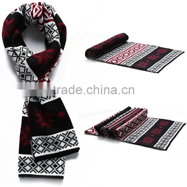 1 pc Hot Sale Good Quality Printed Flowers Acrylic Lmitation Cashmere Men and Women Winter Scaf photo-4
