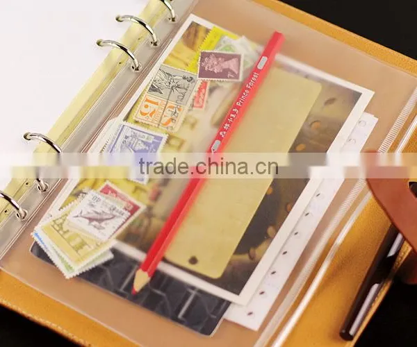 A5/A6/A7 Size 6 Holes Storage for Planner PVC Transparent Bag Paper Bag Storage photo-2