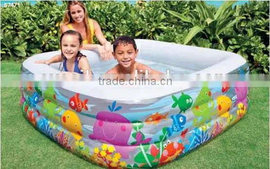 INTEX Outdoor Cartoon Family Children Inflatable Pool photo-2