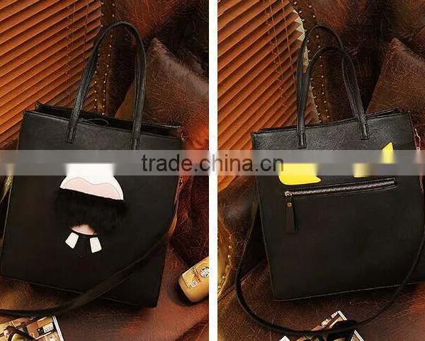 2015 Fashion Black Charming Bowling Lady Hand Bag photo-2