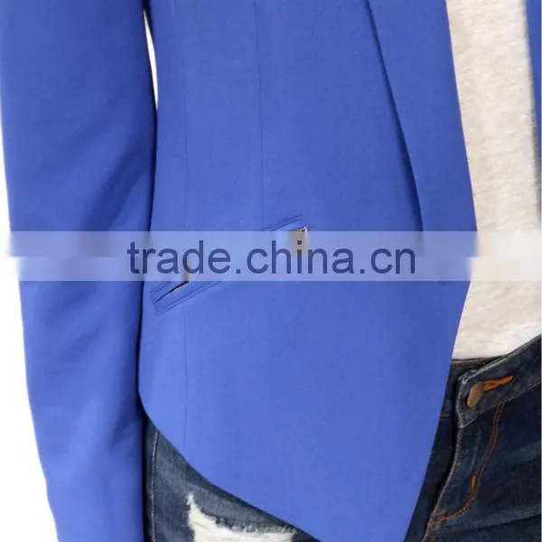 Shawl Collar Cutaway Blazer photo-6