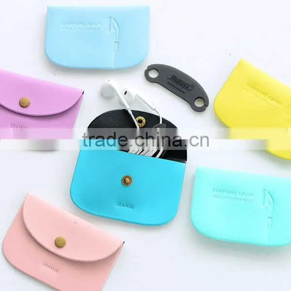 Waterproof PVC Colorful Earphone Pouch photo-6
