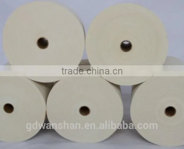 Manufacturer Bulk Raw White Paper Based Fabric Mesh Gazue for Gauze Making Machine photo-5