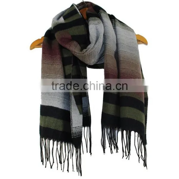 7 Colors Fashion Hot Sale Classic Blanket Oversize Wholesale Grandient Pashmina Scarf photo-4
