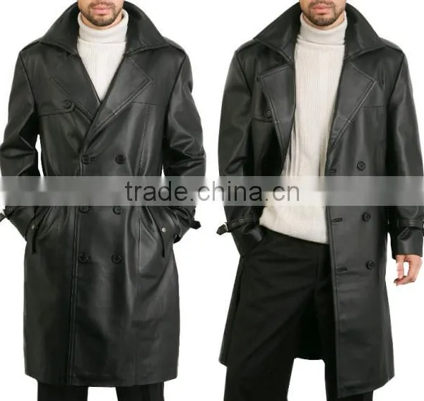 Leather Long Coat photo-3