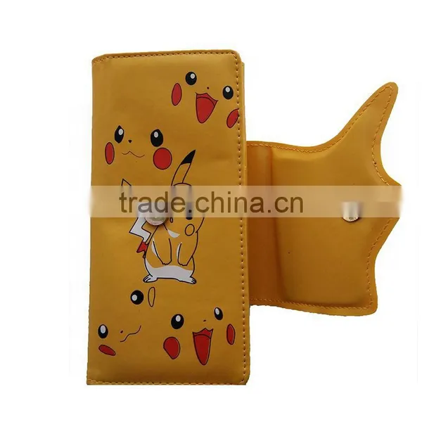 Ecoparty Gift Anime Pokemon Pikachu Wallet Kawaii Unisex Women Men Long Style PU Purse Billfold Notecase photo-4