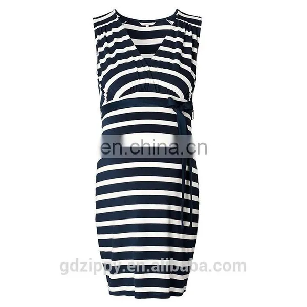 Wholesale Clothing Manufacturer Striped Maternity Clothes/Clothing photo-2
