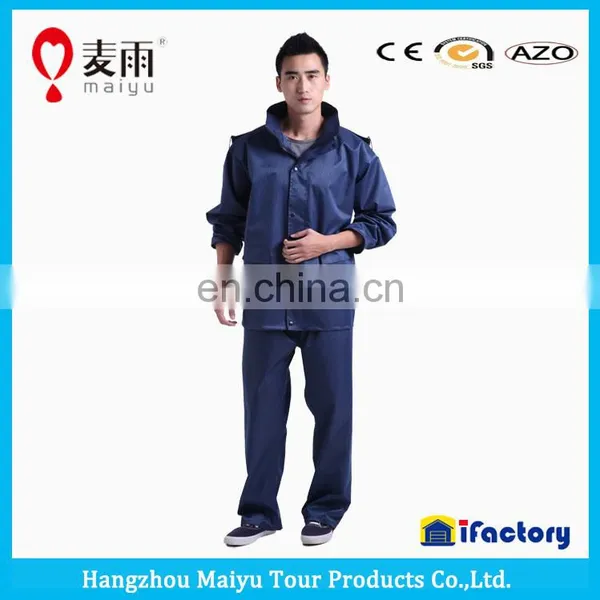 Customized Rain Jacket Mens Raincoat Rainsuit Rainwear