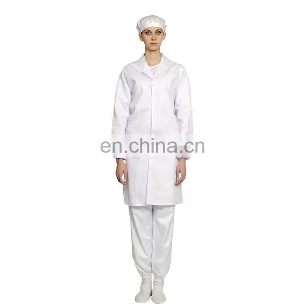 100%Polyester Food Factory Safety Work Uniform photo-3