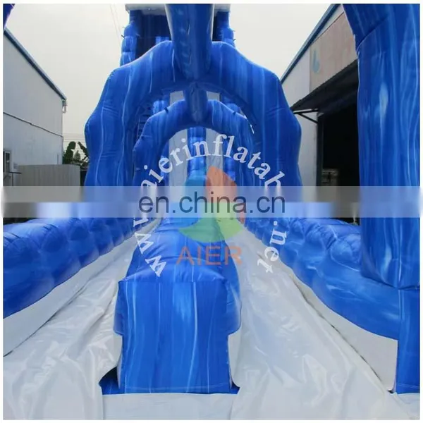 PVC High Quality Water Slide Symphony Blue Kids Inflatable Slide Wholesale Giant Water Inflatable Slide for Adult photo-3