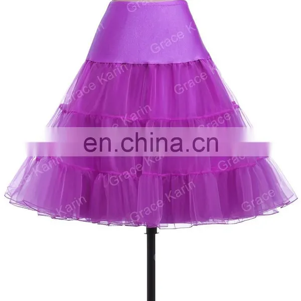 Grace Karin Medium Orchid Skirt Petticoat Underskirt Crinoline for Vintage Dresses CL008922-4 photo-2