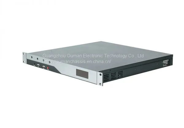 1u 19-дюймовый мини-ITX серверный корпус для установки в стойку с дисплеем