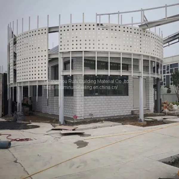 Perforated Aluminum Veneer/Perforated Aluminum Wall Panel/ Customized Punching Metal Ceiling photo-3