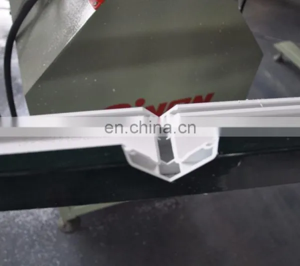 V-notch Cutting Saw PVC and Aluminum Windows Making Machine / UPVC Window Frame V Cutting Machine for Aluminum Profile photo-4