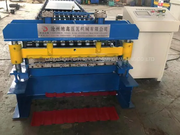 Roof Tile Trapezoid Model Wall Panel Machine Metal Roofing Machine photo-3