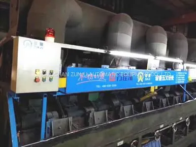 Automatic waxing machine for polished round pipe stainless steel pipe