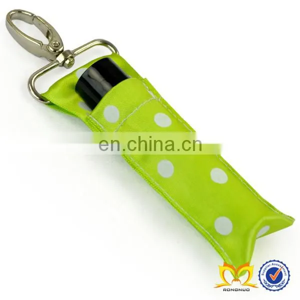 Colorful Polka Dots Promotional Gifts Chapstick Key Holder Cheap Keychains In Bulk photo-2