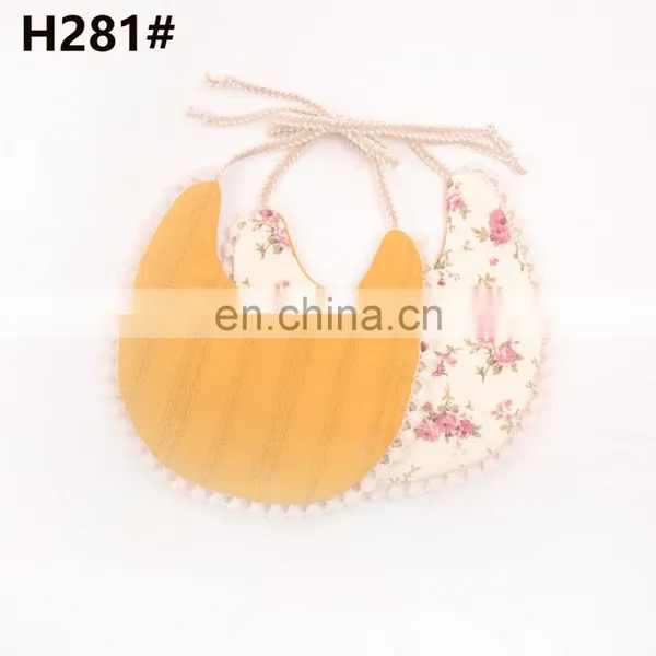1PC Newborn Baby Boys Girls Bibs Cute Saliva Towel Feeding Cotton Bibs Dribble Bandana Scarf Dinner Feeding Tassel Double-deck photo-6