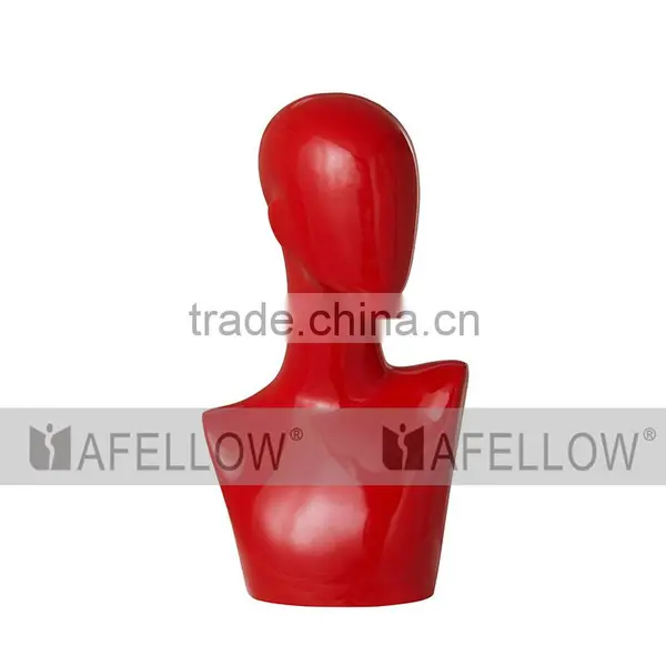 Plastic Head Mannequin White Blak Red Color Can Chosse Cheap Head H1086 photo-6