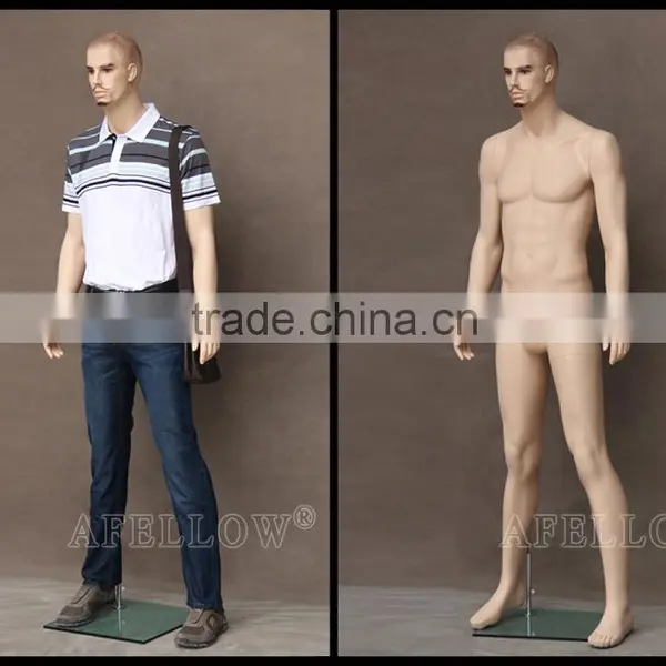 Realist Muscle Full Body Man Mannequin Fiberglass Dummy WEN8 photo-3