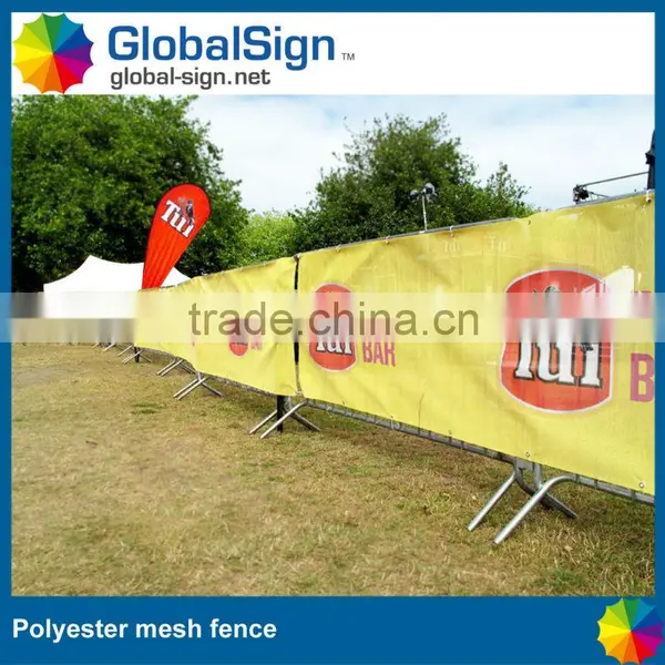 Shanghai GlobalSign Sunlimation Printed Polyester Mesh Fabric photo-4