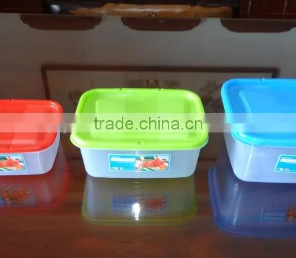 3 Pcs Set Square Plastic Food Storage Container, Storage Box photo-2