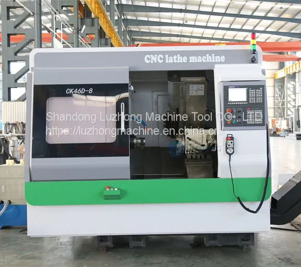 CK46D-8 Horizontal Metal High Speed Power Unit Precision Slant Bed CNC Turning Center photo-2
