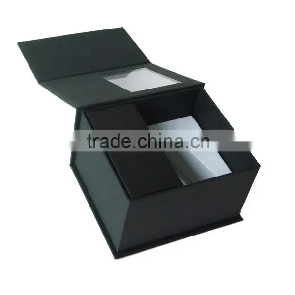 Elegant Look Custom Logo Printed Paper Watch Box photo-3