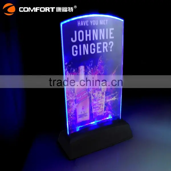 Led Acrylic Table Menu Display Holder photo-2