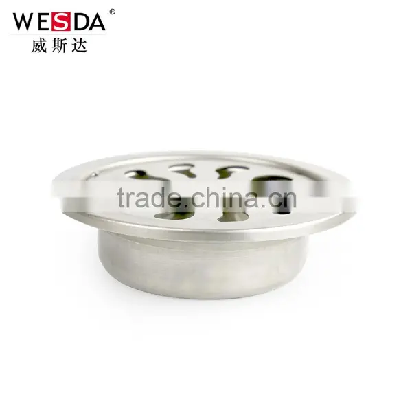 Wesda Hot Sale Stainless Steel Mirror Polished Floor Drain photo-2