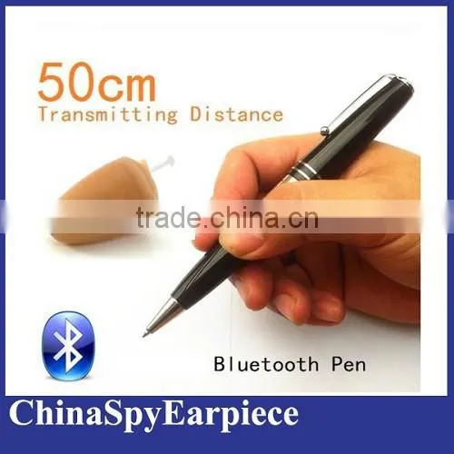 Long Distance Metal Bluetooth Pen Micro Hidden Earpiece photo-2