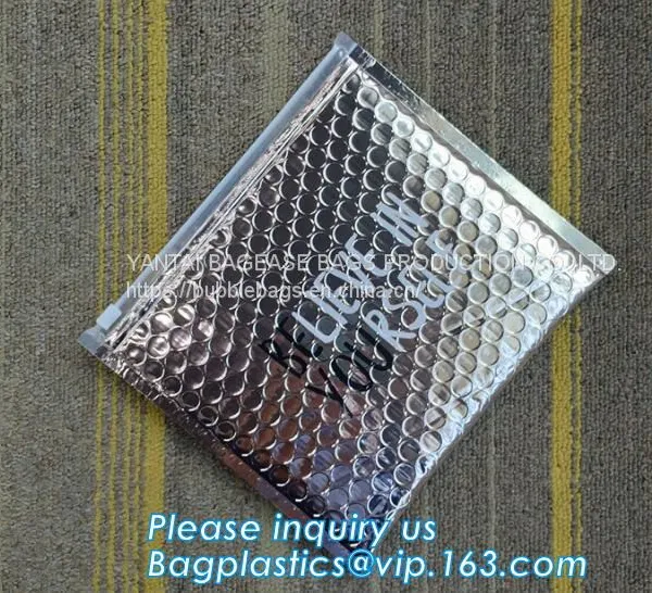 SLIDER ZIPPER BUBBLE POUCH, PADDED MAILER, ENVELOPES, PROTECTIVE, JEWELRY, BEAUTY SAFE STORAGE photo-3