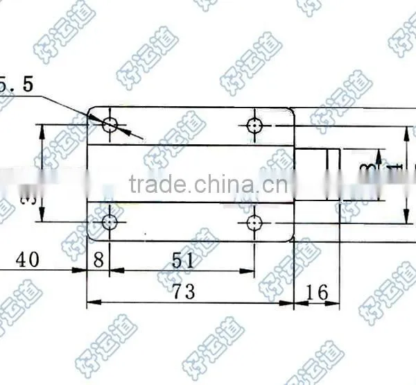 03112 Truck Latch Trailer Body Latch Slam Lock photo-3
