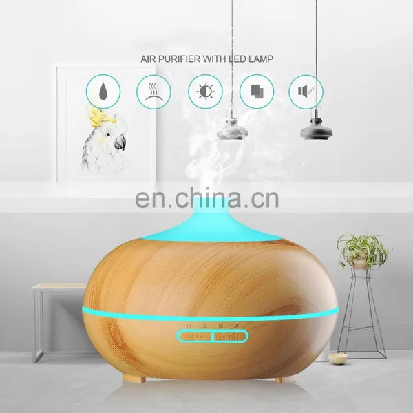 2021 New Humidifier Cool Mist Iron Aromatherapy Essential Oil Diffuser Mood Light Lamps Aroma Diffuser photo-5