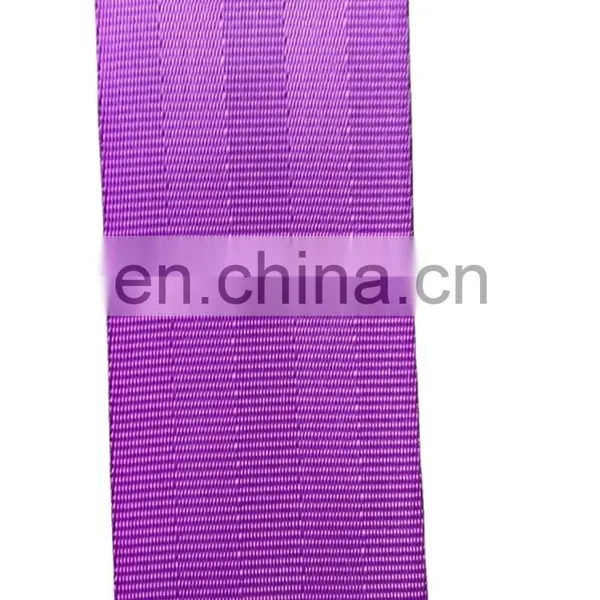 OEM Supplier 47mm Purple High Tenacity Polyester/nylon Webbing Strap Tape for Airplane Car Seat Belt photo-3
