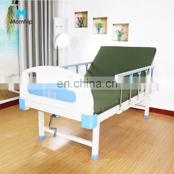 Medical Equipment Hot Sales 1 Crank One Function Manual Hospital Bed For Sale photo-5