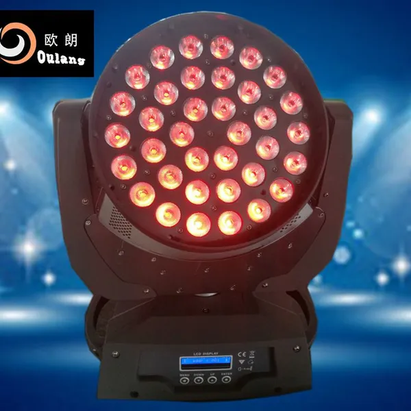 Stage Lights Factory Direct Sales 36Pcs 10W Stage Lighting for Dj Club 36*10W RGBW 4in1 Zoom Moving Head Wash Disco Light